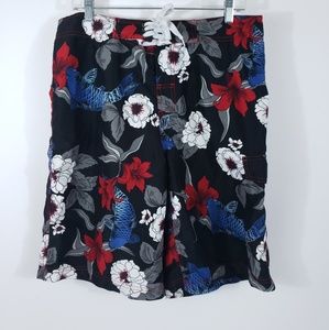 Sideout Koi Board Shorts 1 pocket sz 34